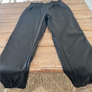 Karlie leather joggers. Medium. Never worn